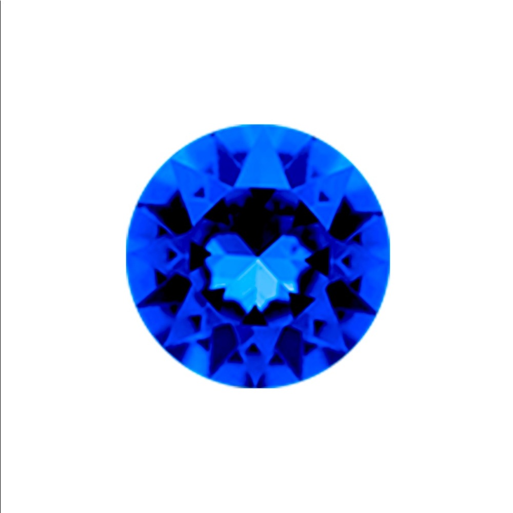 ♦️3/$10♦️NEW•Crystal Sapphire Blue September Birthstone floating/living lockets